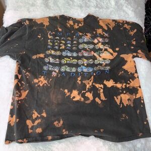 American Tradition Motorcycles‎ Bleach Dye T-Shirt Delta Pro Weight 2XL